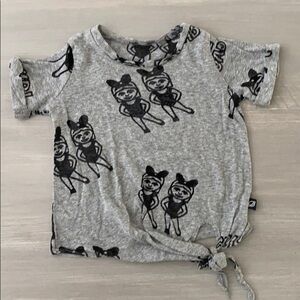 Terez Dancing Twin Emoji Burnout T-shirt